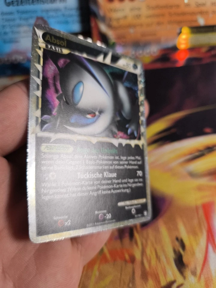 Pokemon Karte Card Absol HGSS Triumph Triumphant Deutsch German Holo NM+  - Bild 4 von 4