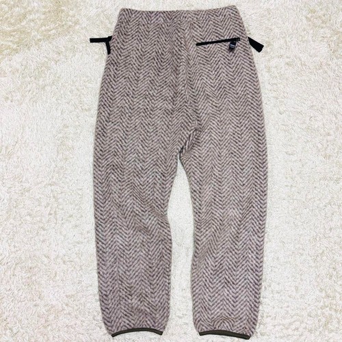 Kapital Men's acrylic herringbone fleece pants Brown & Beige Size 3 USED - Picture 5 of 10
