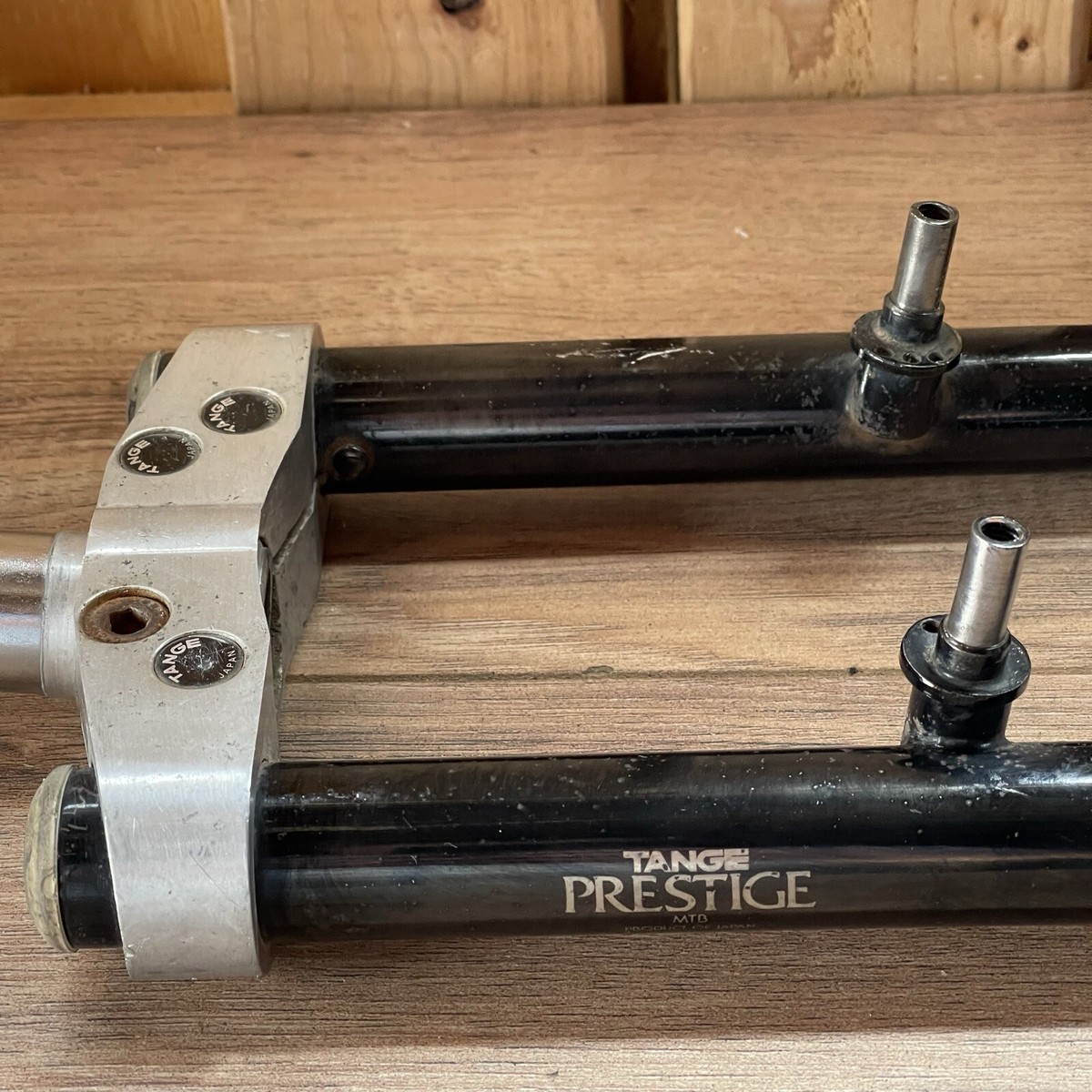 Vintage Tange Switchblade MTB Fork 1-Inch Threaded 160mm Vintage Tange Switchblade MTB Fork 1-Inch Threaded 160mm