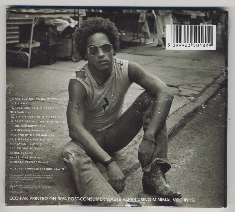 Lenny Kravitz - Greatest Hits CD -Brand New MINT & Sealed Digipak -Let Love Rule - Image 2 of 2