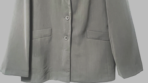 Jacquie E - Brown -Blazer - S 16 - Lined EC - Picture 3 of 5