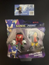 NEW YOKE CITY KNUCKLES & DR  DON'T - Sonic Prime Collectible - Brand New
