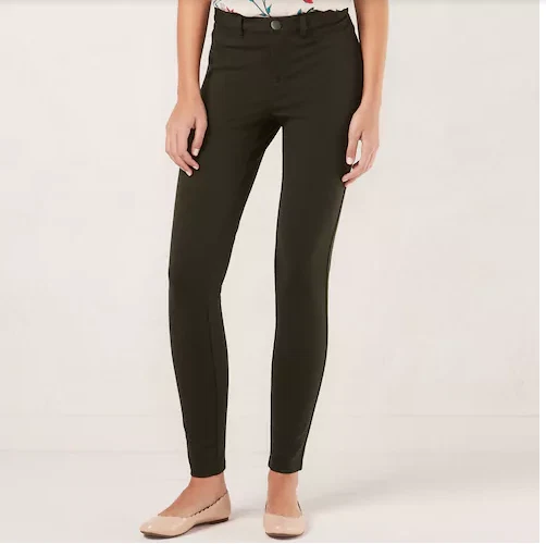 Women's LC Lauren Conrad Skinny Knit Pants Size: 18 MSRP $44 ()