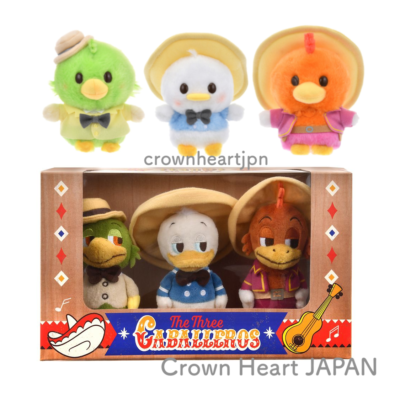 2025 Disney Store JAPAN Three Caballeros Small Plush Set - Donald