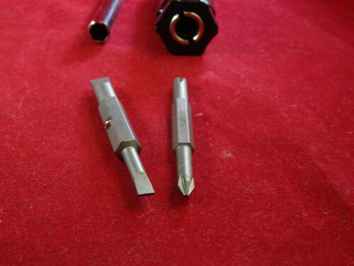 WILDE TOOL SW6 MADE IN USA 6 in 1 Screwdriver Phillips Flat Slotted Multi Bit - Picture 6 of 11
