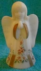 Vintage FENTON Limited Edition Glass Hand Painted Angel Figurine Bell 94/1900  H