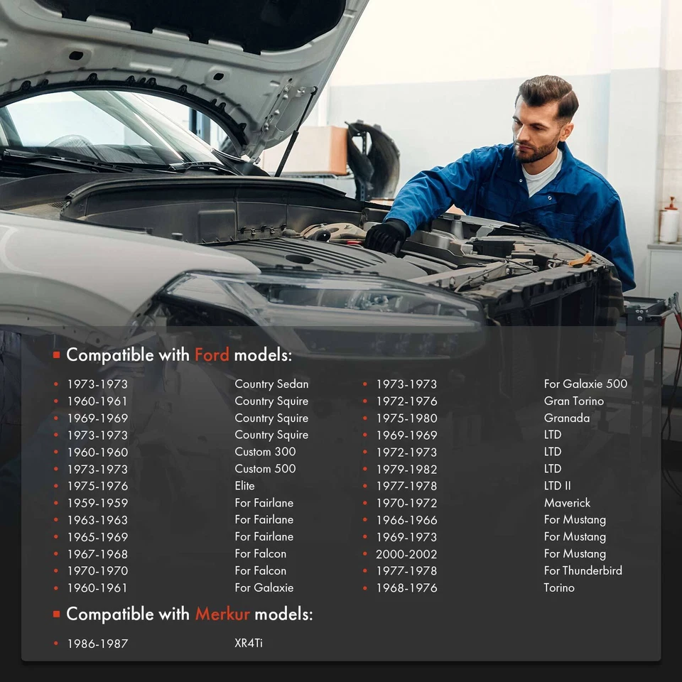 Cable velocímetro 66 pulgadas para Ford Mustang Custom 300 Falcon Granada Torino Elite Foto 2 de 4