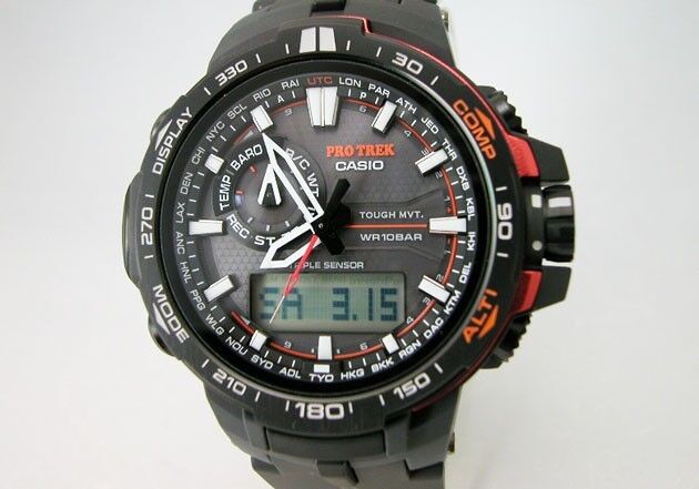 Casio Protrek Analog-Digital Triple Sensor Men's Watch PRW Casio Protrek Analog-Digital Triple Sensor Men's Watch PRW