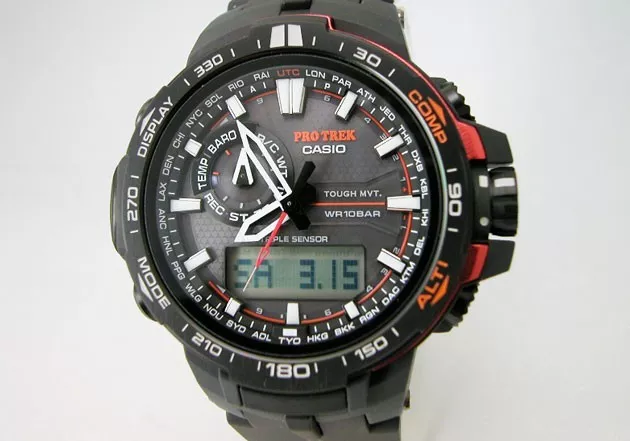 Casio Protrek Analog-Digital Triple Sensor Men's Watch PRW