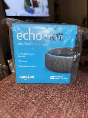 Amazon Alexa Echo Dot (3rd Generation) Smart Speaker (Black/Charcoal)