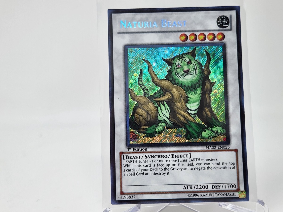 YuGiOh Naturia Beast HA02-EN026 Limited Edition Secret Rare NM | eBay