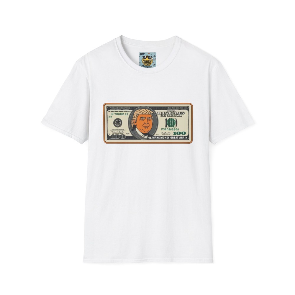 Donald Trump 100 Dollar Bill T-Shirt, President Money Tee, Political Graphic