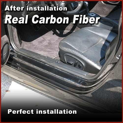 For Porsche 911 997 Carrera 2005-11 Dry Carbon Door Sills Threshold Panels Cover - Picture 4 of 11