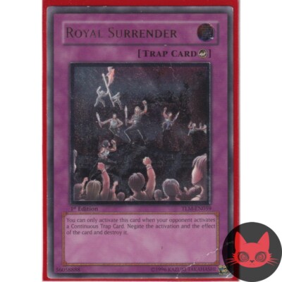 Yugioh Königliche Kapitulation TLM-DE059 Ultimate Rare 1. Auflage MP