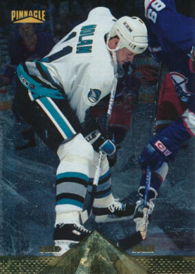 1996-97 Pinnacle FOIL #186 OWEN NOLAN - San Jose Sharks