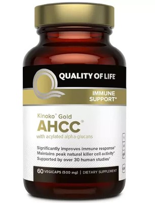 Premium Gold AHCC Supplement 500mg   Immune System Support   60 Capsules  