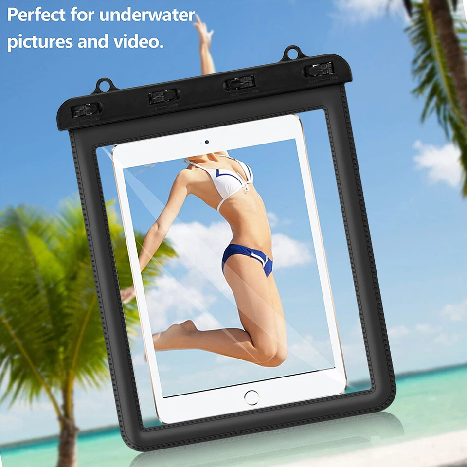 Funda impermeable universal para tablet de 9,7-11 pulgadas bolsa seca para Apple iPad Samsung Foto 4 de 4