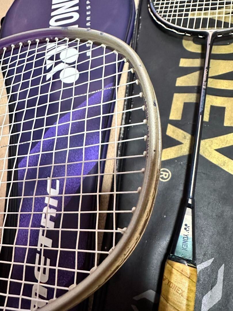 Yonex Carbonex 21 2U-G4 ISOMETRIC 250 3U-G4 Racket Badminton