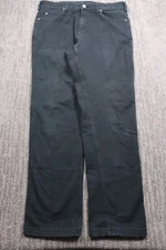 Duluth Flex Fire Hose Relaxed Fit Straight Leg Jeans Stretch Denim Men's 38x34