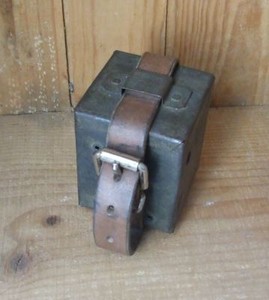 BOITE VIDE POUR lunettes de motocycliste modèle 35 français WW2 France