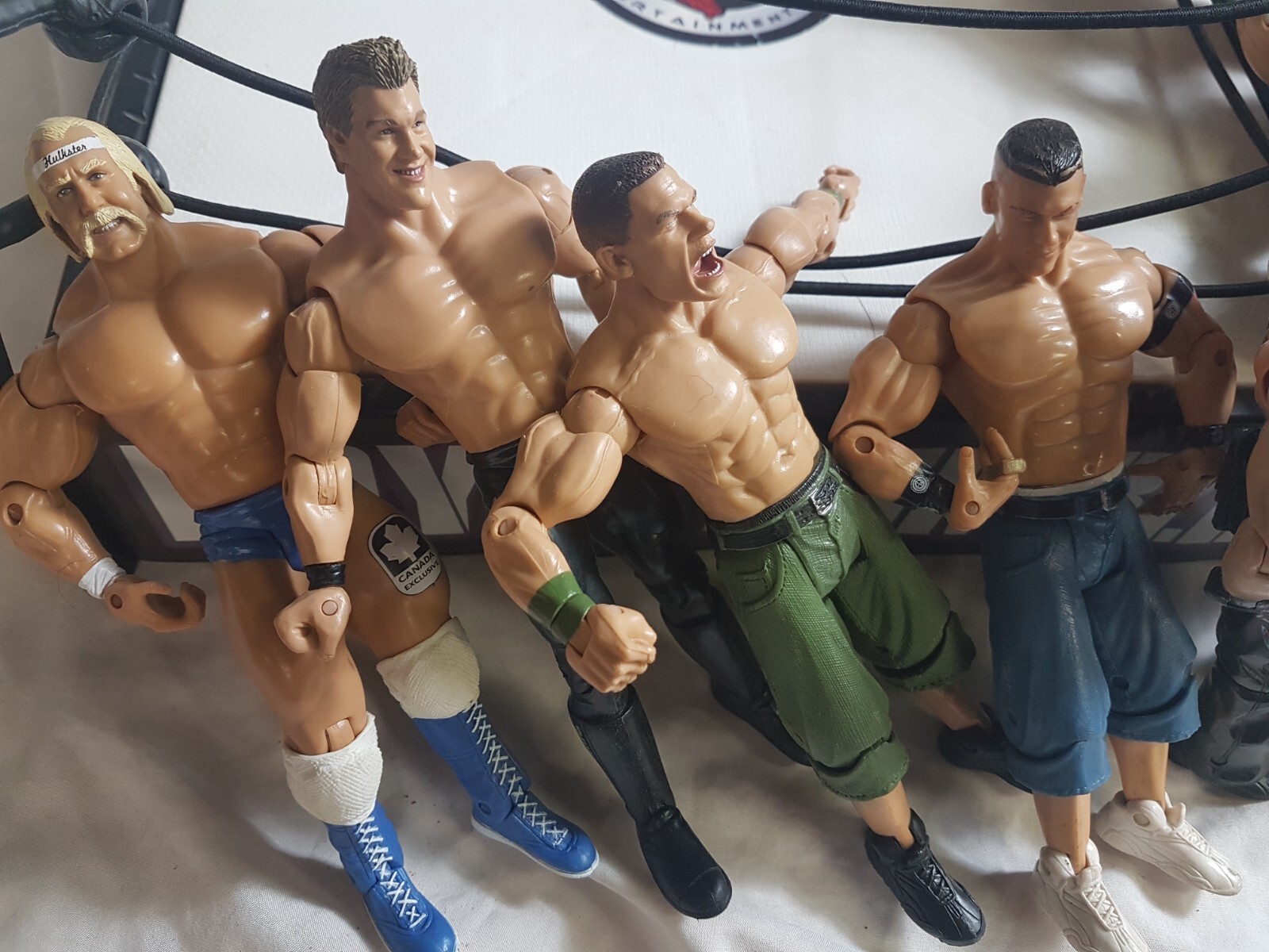 WWE Wrestling Jakks Pacific Lot of 11 Action Figures + Royal Rumble Ring eBay