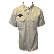 Harley-Davidson Men's Sand Shirt Laser Cut Jersey Graphic S/S (S68)