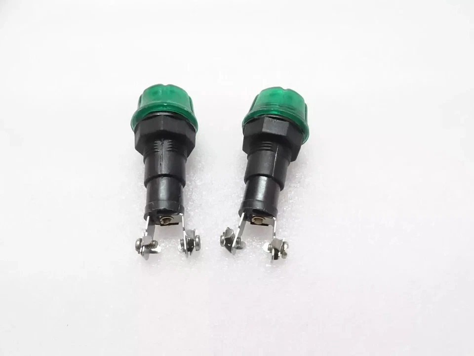 2x GREEN DASH CHARGING WARNING LIGHT LAMP 12V (Without Bulb) FIT Massey Ferguson - Image 4 of 4