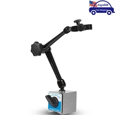 DG61003 Regular Duty Dial Gage Holder Upgrade Version Mag Base Fine Adjustment