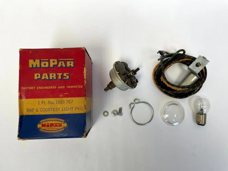 1951-1952 Dodge Wayfarer Coronet карта и любезность лампа пакет 1383767 новый из старых запасов. - Изображение 3 из 4