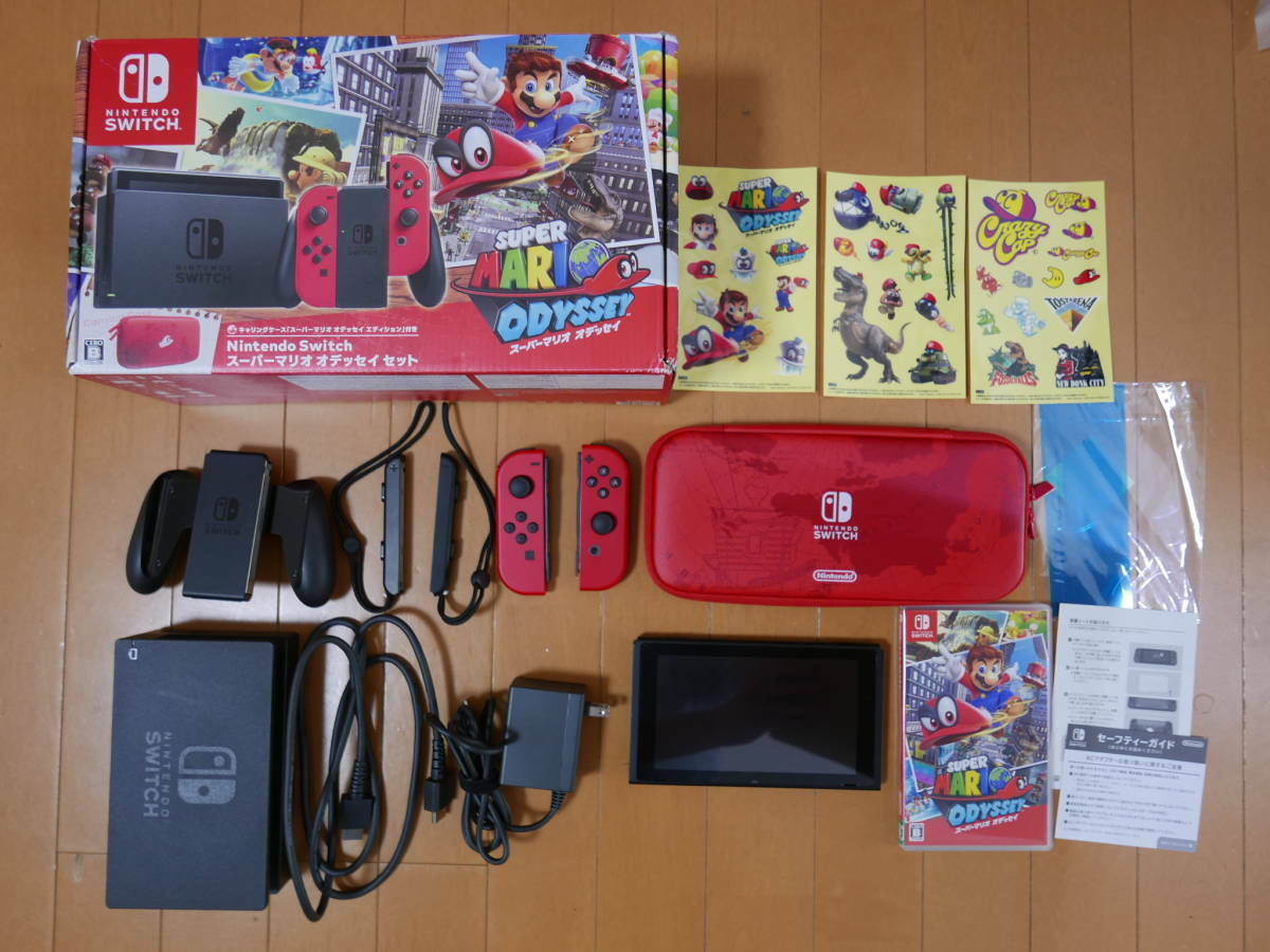 Nintendo Switch Super Mario Odyssey Edition Console System Set Japanese ver