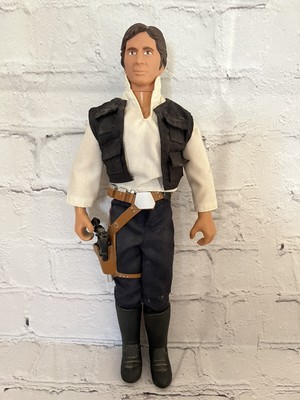 1992 Hasbro STAR WARS Han Solo 12 Action Figure Vintage clothe holster Blaster eBay