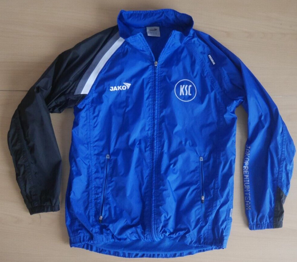 TOLLE KSC Karlsruher SC REGEN JACKE! JAKO PREMIUM TEAM EDITION 