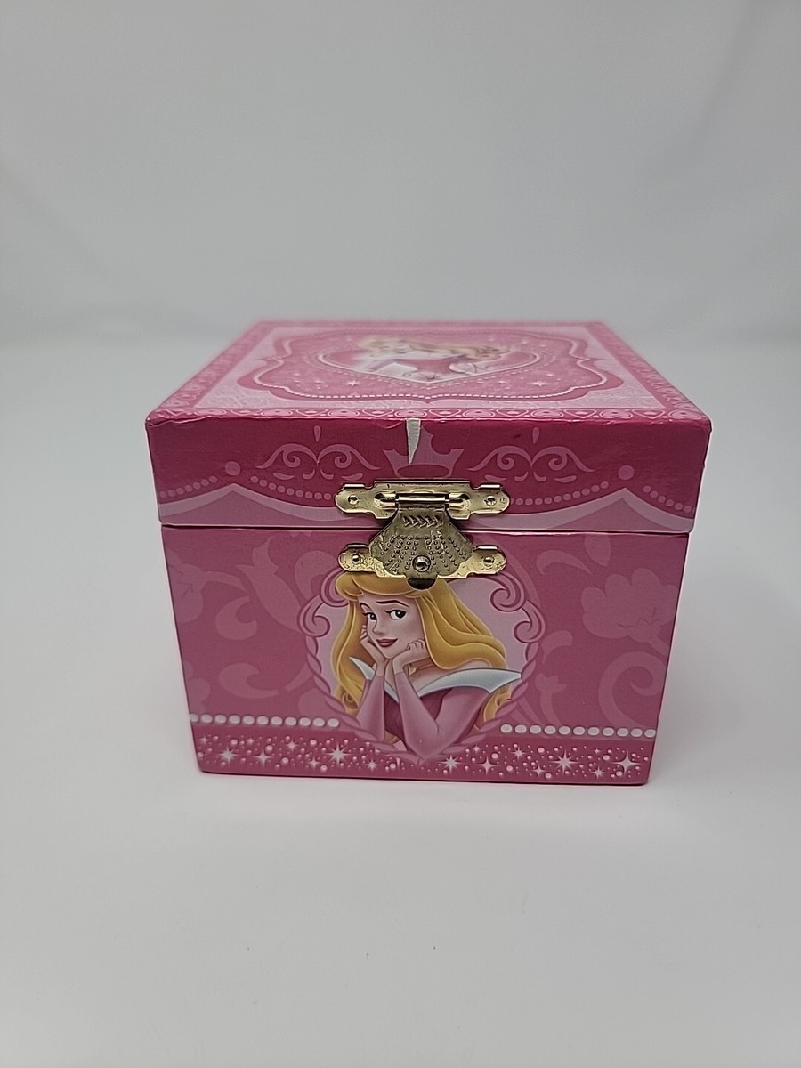 Disney Parks Sleeping Beauty Winding Music Jewelry Box 