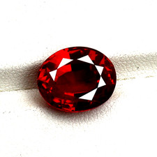BURMA Pigeon Blood Red Ruby Certified Loose Gemstone Oval Cut 9.45 CT