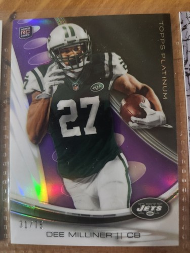 Dee Millner Rookie - New York Jets - 2013 Topps Platinum /75