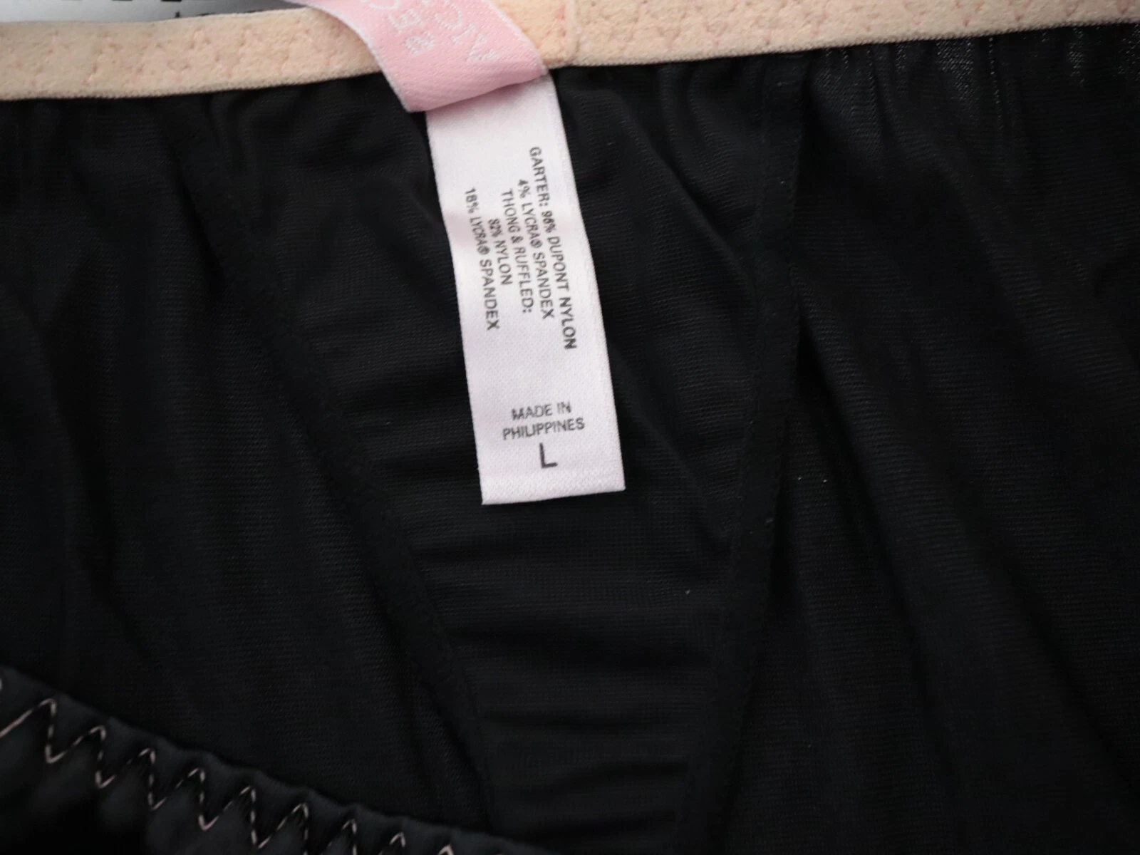 UNDERCOVER NUOVO Victoria's Secret vintage s pelle raso slip dupont gonna perizoma mutandine GRANDE