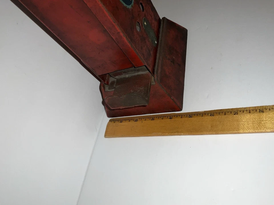 Винтажный антикварный торговый автомат Ohio Blue Tip Match 1c Penny Slide Works - Изображение 4 из 4