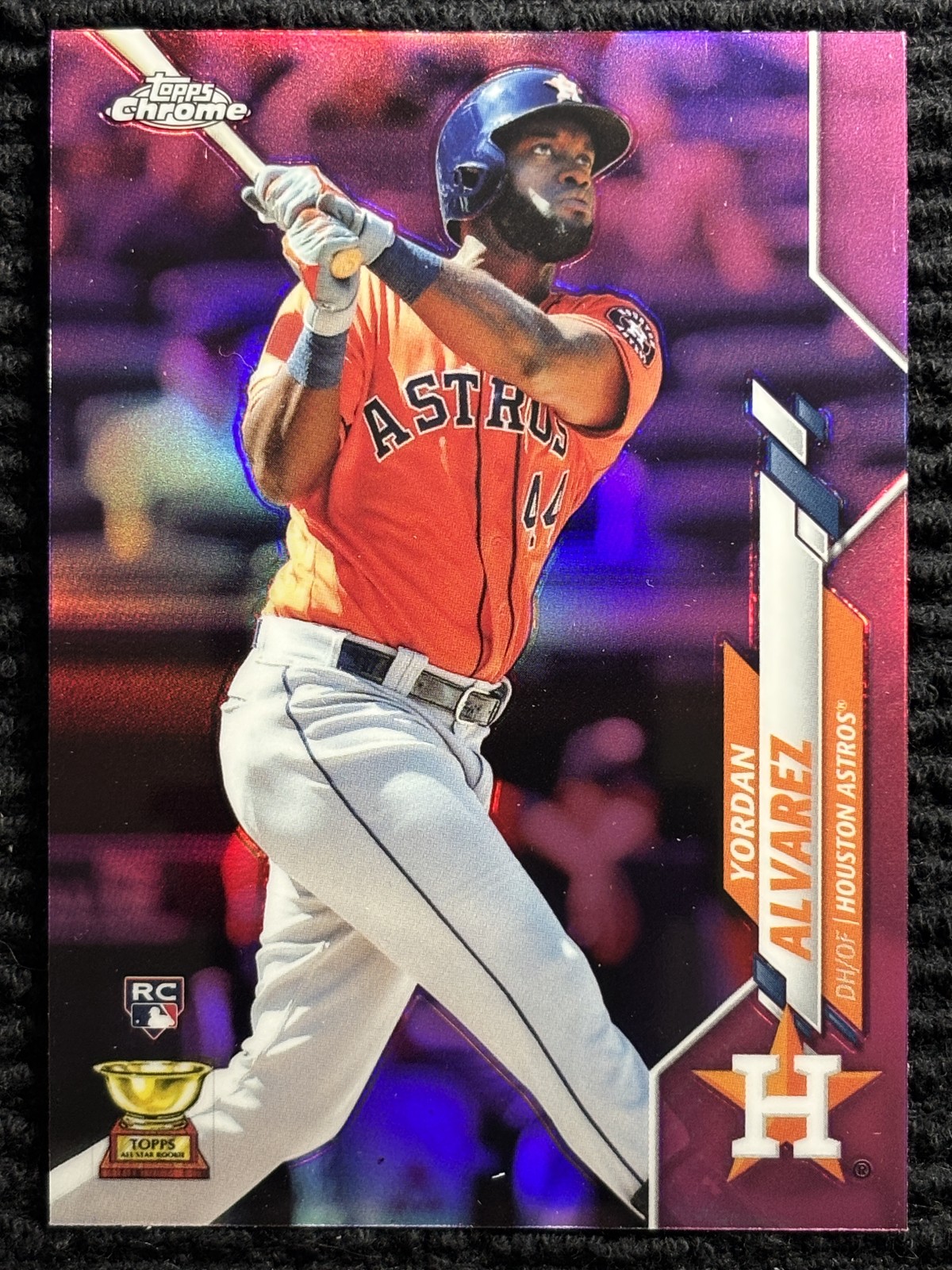 2020 Topps Chrome Pink Refractor #200 Yordan Alvarez RC Houston Astros