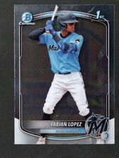2025 Bowman #BCP-19 Fabian Lopez Chrome Prospects