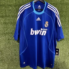 Real Madrid 2008-2009 Football Soccer Away Shirt #7 RAUL - Adidas XL BNWT