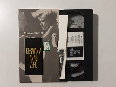 Germania Anno Zero Film in Cassetta VHS de L'Unita' e Ricordi