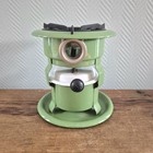 Vtg Enamelware Stove Kerosene 1-wick Campstove camping cooker Paraffin green