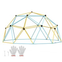 VEVOR Climbing Dome 12FT Geometric Dome Climber Jungle Gym for Kids 3-10 Years