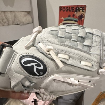 Rawlings Sure Catch Pro Shock Basket Web 10.5'' LHT Softball Glove White/Gray