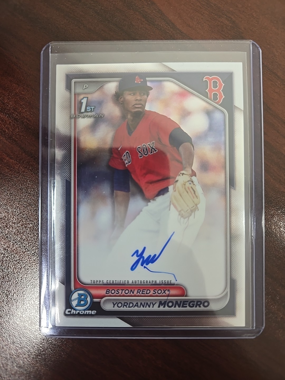 2024 Bowman Chrome - Prospect Autographs Yordanny Monegro #CPA-YM (AU, RC)