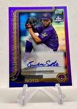 2025 Topps Pro Debut Charlee Soto Purple Foil Auto 169/299 #PD-159 - Twins