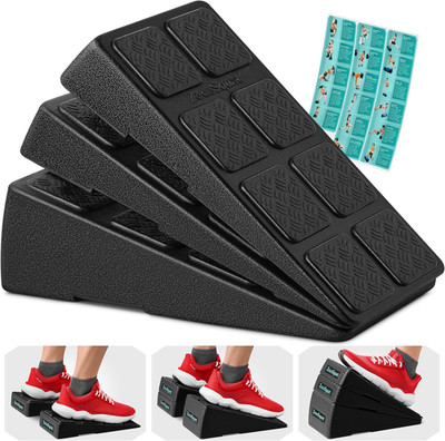 Squat Wedge Block Set of 3/5 - Slant Board with 5 Stackable Angles