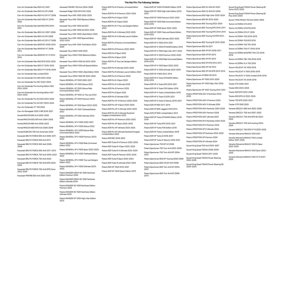 (2 Pack) Tusk Megabite Radial Tire 32x10-15 For Arctic Cat Prowler XTX 700 H1 Foto 3 de 4