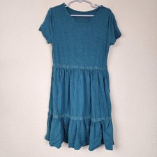 Medium Blue Girls Kids Dress