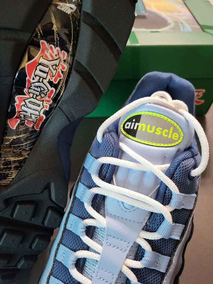NIKE YU-GI-OH! x AIR MAX MUSCLE 95 QS JOEY *CON TARJETA* Talla 10 Hombre 🔥🔥 Foto 2 de 4